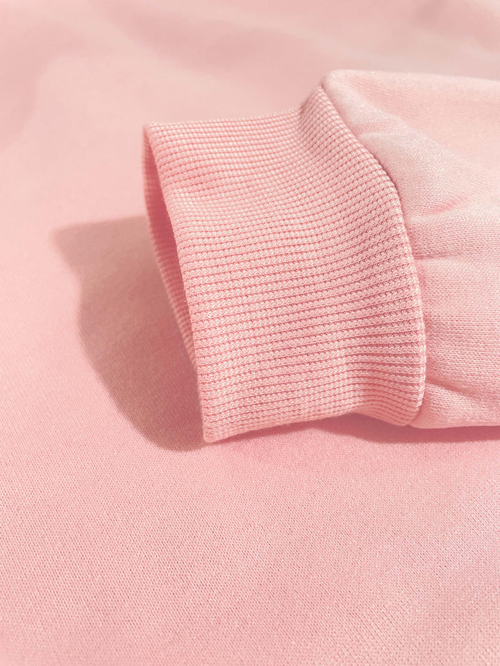 [100% Polyester Long Sleeve Sweatshirt] Casual Crew Neck Sweatshirt with Cute Cat in Coffee Cup Print - 100% Polyester Knit Fabric, Long Sleeve Pullover for All Seasons, Animal Pattern, Comfort Style Top for Women