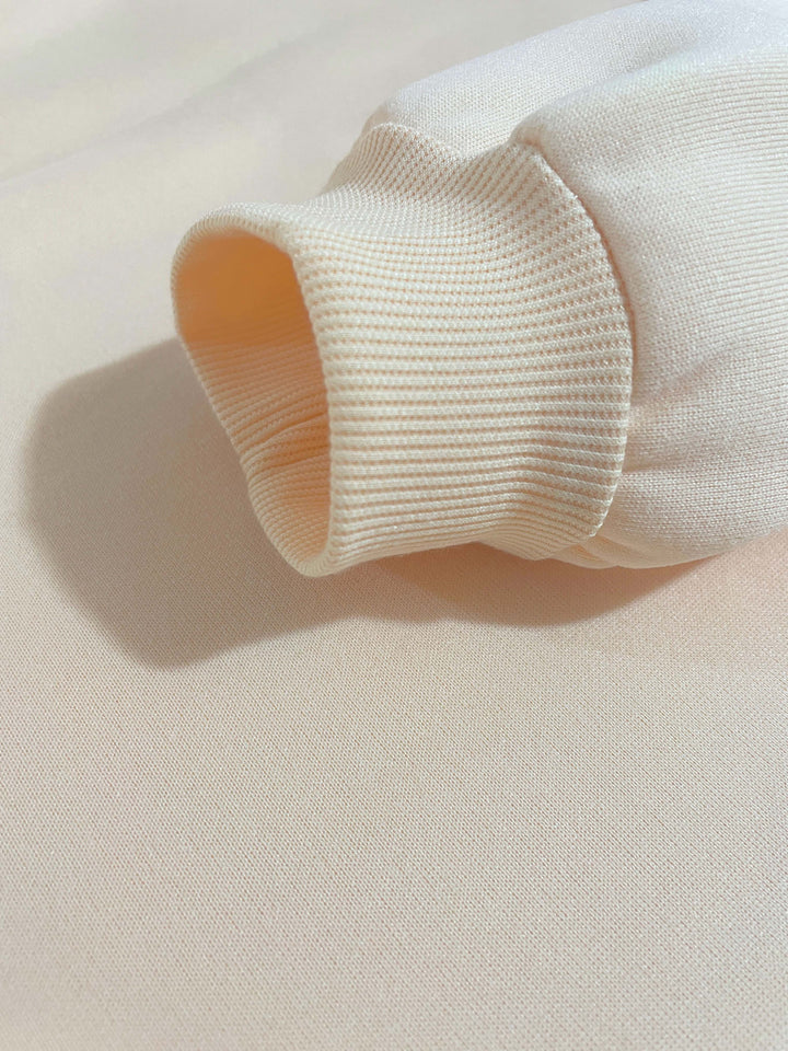 [100% Polyester Long Sleeve Sweatshirt] Casual Crew Neck Sweatshirt with Cute Cat in Coffee Cup Print - 100% Polyester Knit Fabric, Long Sleeve Pullover for All Seasons, Animal Pattern, Comfort Style Top for Women