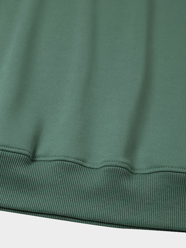 Women's Casual Crew Neck Sweatshirt with Coffee Graphic - Long Sleeve, Polyester Blend, Machine Washable - Perfect for Spring & Fall