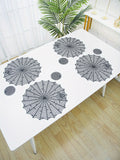 PVC Spider Web Placemats - 1pc Black Hollow Non-Slip Insulation Mat for Halloween Decor, Kitchen, Dining Table, Restaurant