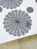 PVC Spider Web Placemats - 1pc Black Hollow Non-Slip Insulation Mat for Halloween Decor, Kitchen, Dining Table, Restaurant