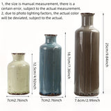3 Morandi ceramic vases, Bohemian style vases, suitable for banquet, banquet, festival, wedding, family, restaurant, table decoration, aesthetic room, family, four seasons decoration, Christmas and other holiday gifts.