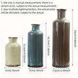 3 Morandi ceramic vases, Bohemian style vases, suitable for banquet, banquet, festival, wedding, family, restaurant, table decoration, aesthetic room, family, four seasons decoration, Christmas and other holiday gifts.