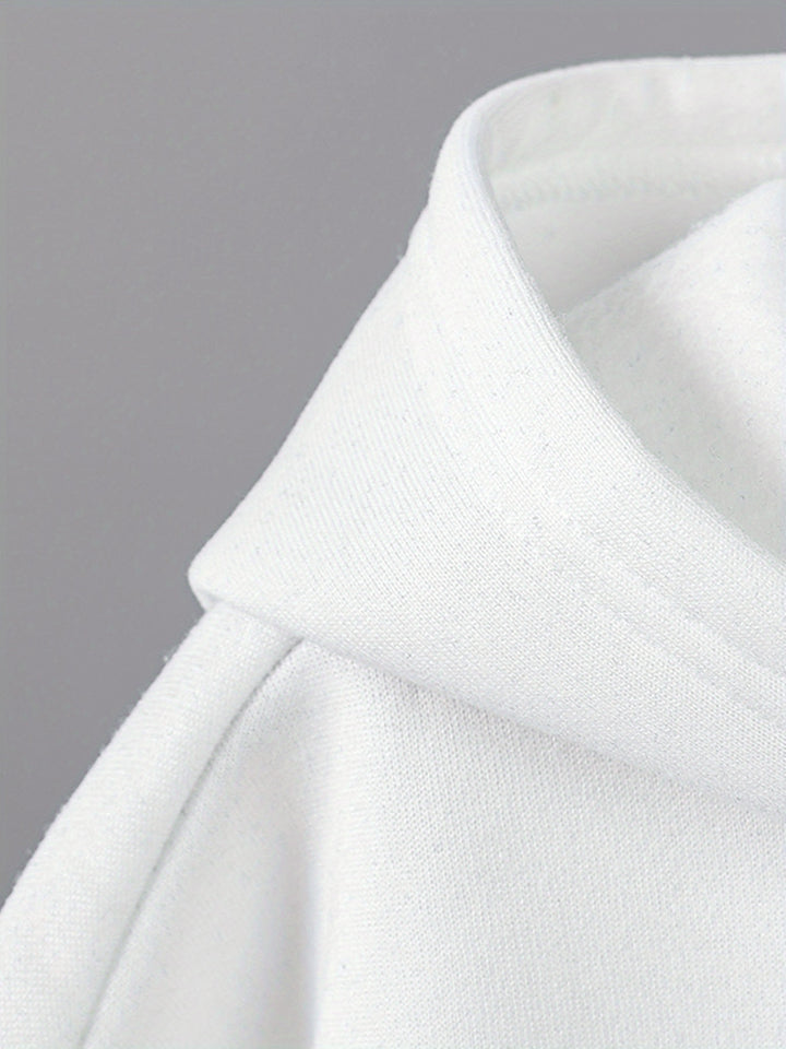 Boys' Cozy Sloth Milk Tea Print Hoodie - Casual Pullover Sweatshirt for Fall/Winter, Machine Washable