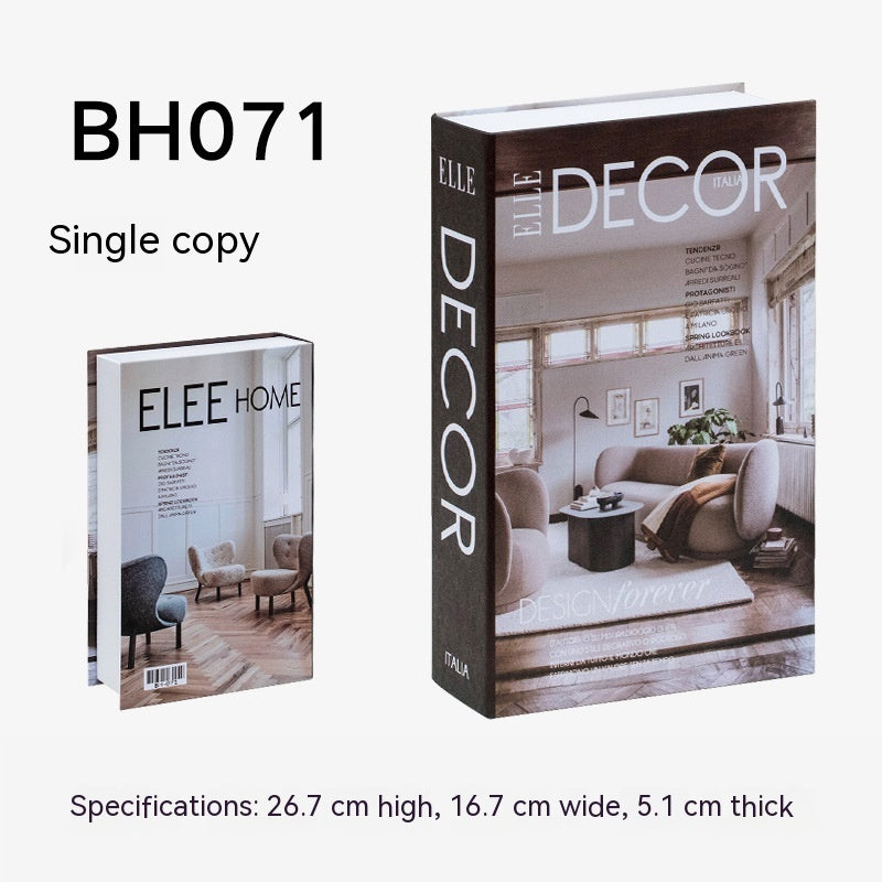 Fake Book Artificial Book Decoration Model Room Internet Coffee Study Desktop Decoration