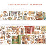 Sticker PET Tape For Landscaping Whole Roll Coffee Shop