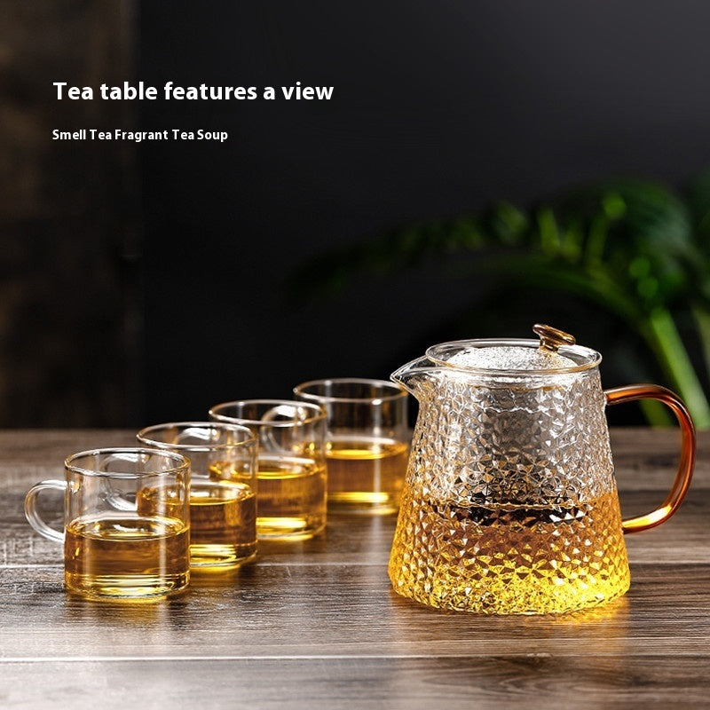 Household Hammer Pattern Electric Ceramic Stove Filter Tea Brewing Pot