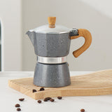 Single Valve Moka Pot Italian Small Coffee Pot Electric Ceramic Stove Coffee Tool Suit