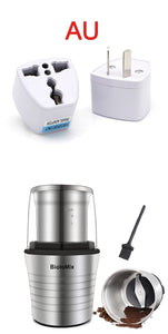 Dry and wet dual-cup coffee grinder