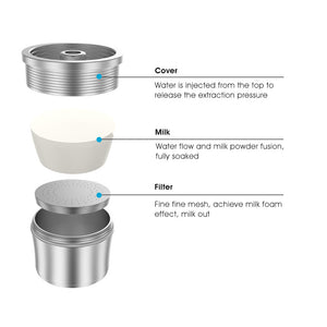 Coffee machine foaming capsule