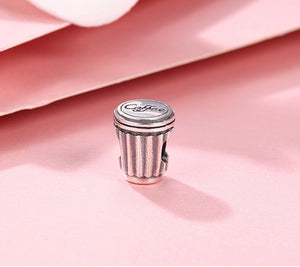 Coffee cup S925 pure beads