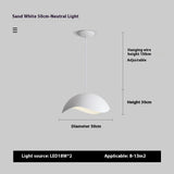 Nordic Restaurant Chandelier Post-modern Creative Wood Grain UFO Island Table Lamp