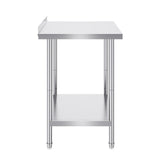 VEVOR 24 X 30 X 36 Inch Stainless Steel Work Table, Commercial Food Prep Worktable Heavy Duty Prep Worktable, Metal Work Table With Adjustable Height For Restaurant, Home And Hotel