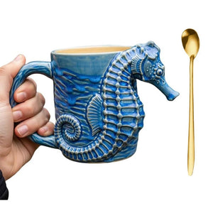 Creative Home Use Marine Animal 3D Coffee Cup