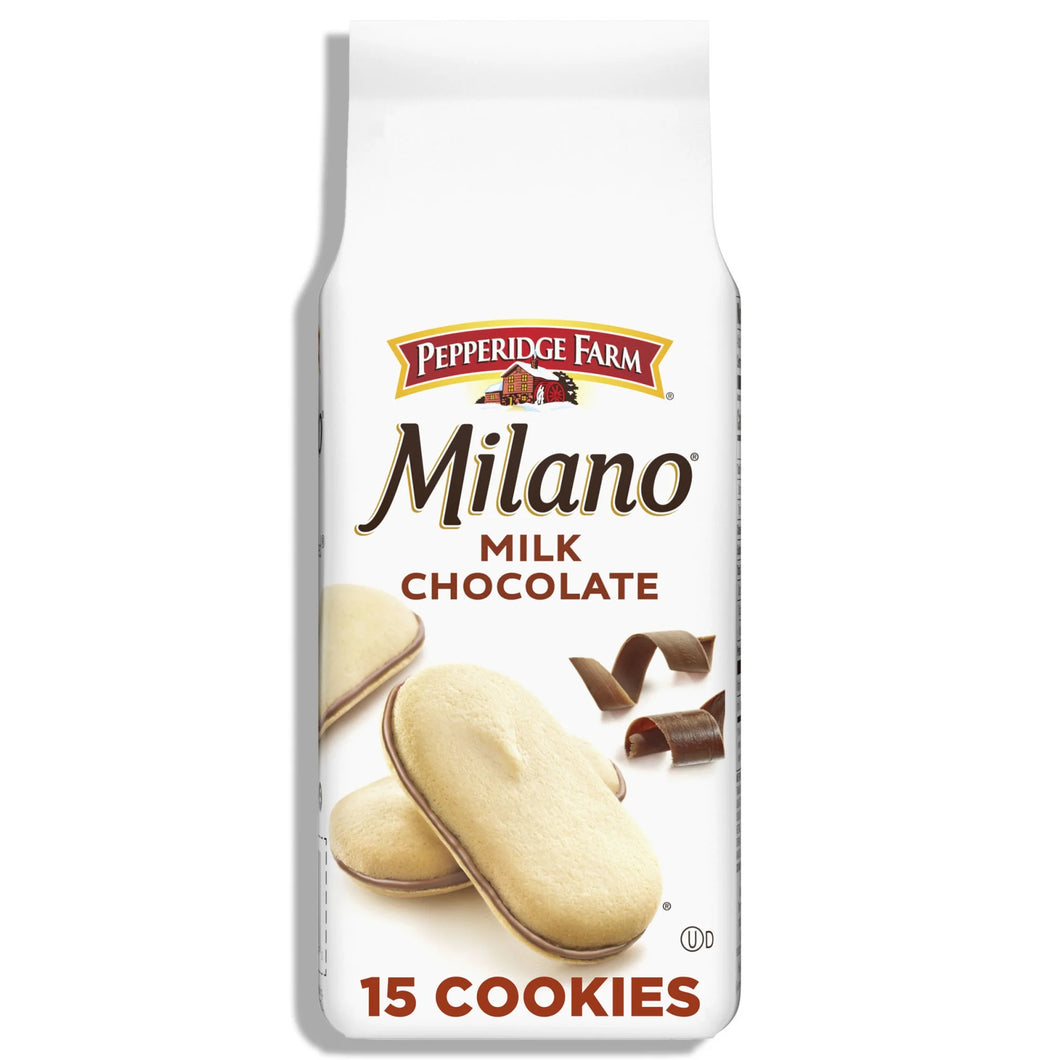 Milano Milk Chocolate Cookies, 6 Oz Bag (15 Cookies)