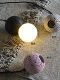 Nordic Restaurant Chandelier Personality Creative Terrazzo Bar Bedside Macarons Decoration Cafe Lamp