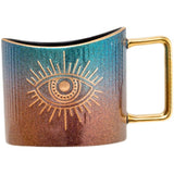 Ceramic Mug Gold-painted Coffee Home Breakfast Creative Gift