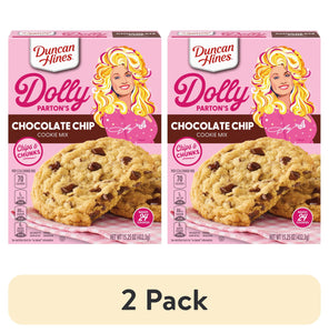 Dolly Parton's Chocolate Chip Cookie Mix, 15.25 oz (Pack of 2)