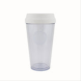 Portable double coffee cup