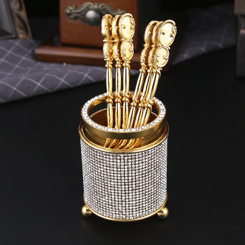 Coffee Spoon Storage Box Set Tube