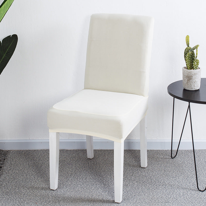 Solid color elastic one-piece chair cover restaurant hotel hotel custom cover cover household conference universal chair cover stool