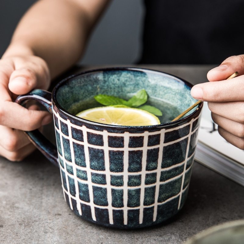 Style Ceramic Coffee Cup Mug Home Drinking Cup