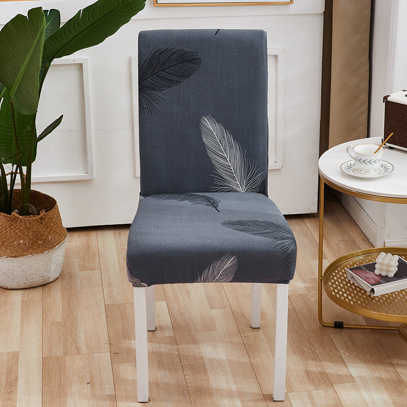 Chair Cover Cover Nordic Thick Elastic One Set Bedroom Hotel Restaurant Stool Cover