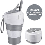 450ml Multifunctional folding coffee cup