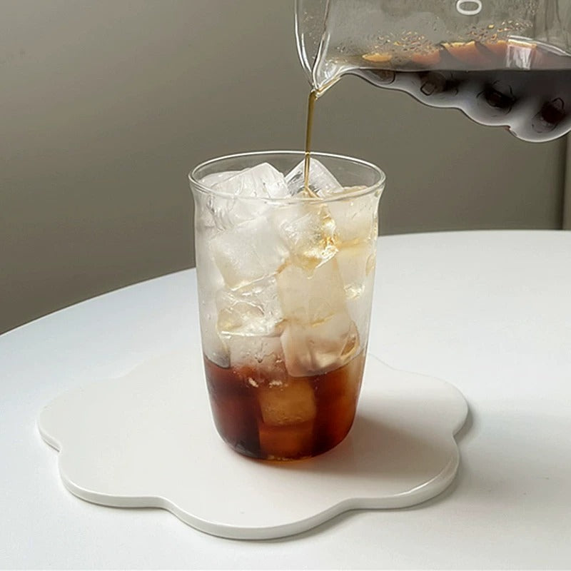 Juice Drink Latte Ice American Coffee Glass