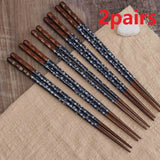 Solid Wood Non-slip High-end Single Couple Home Restaurant Wooden Chopsticks