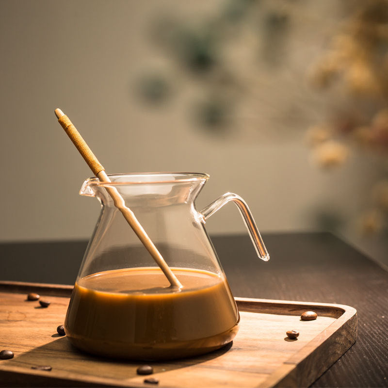 Coffee Pot Set High-bay Silicon Heat-resistant Glass Pot Coffee Filter Cup