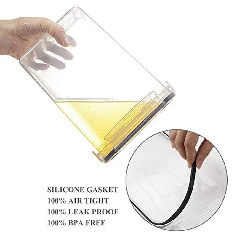 Airtight 14Pcs Food Storage Container Set - for Cereal, Sugar, Snacks & Rice