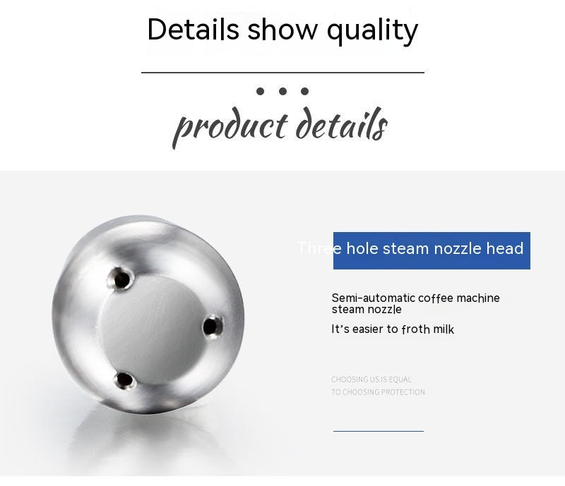 Coffee Machine Steam Nozzle Compatible With A Variety Of Milk Frother Nozzles