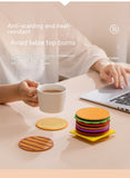 Household Restaurant Waterproof Oil-proof Thickening Cup Heat Insulation Coaster Suit
