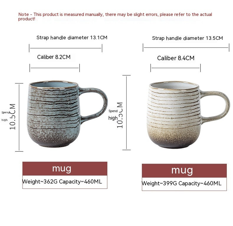 Retro Minority Mark Ceramic Coffee Cup
