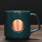 Home Fashion Bronze Ceramic Mug Coffee