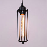 Country Retro Wrought Iron Wire Cage Restaurant bar Personality Single Head Lamp