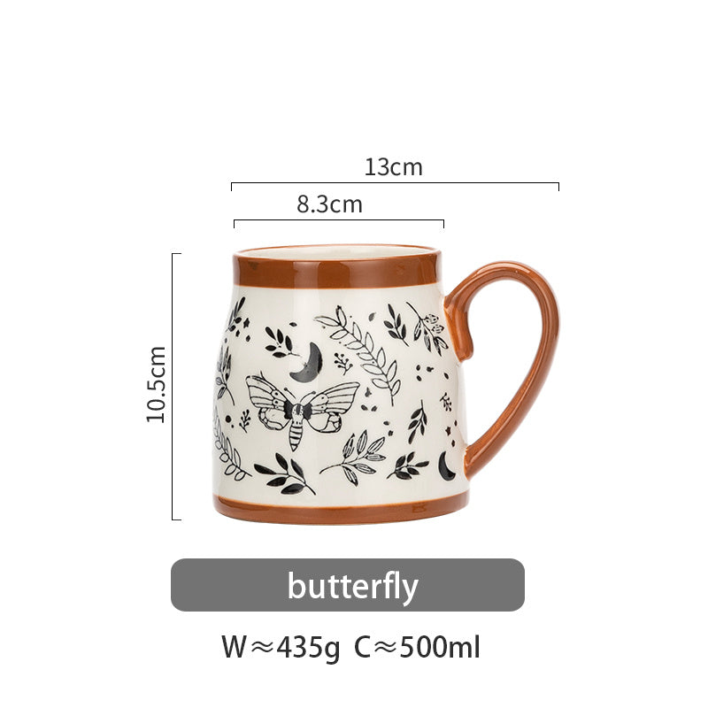 Mug Large Capacity Ceramic Cup Home Coffee Female Breakfast