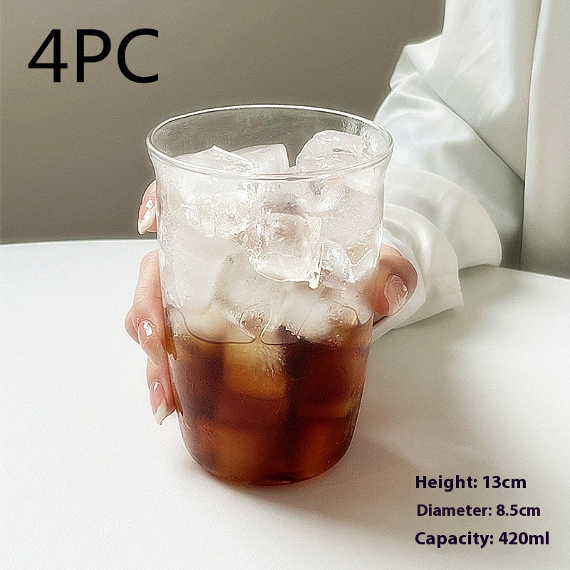 Juice Drink Latte Ice American Coffee Glass