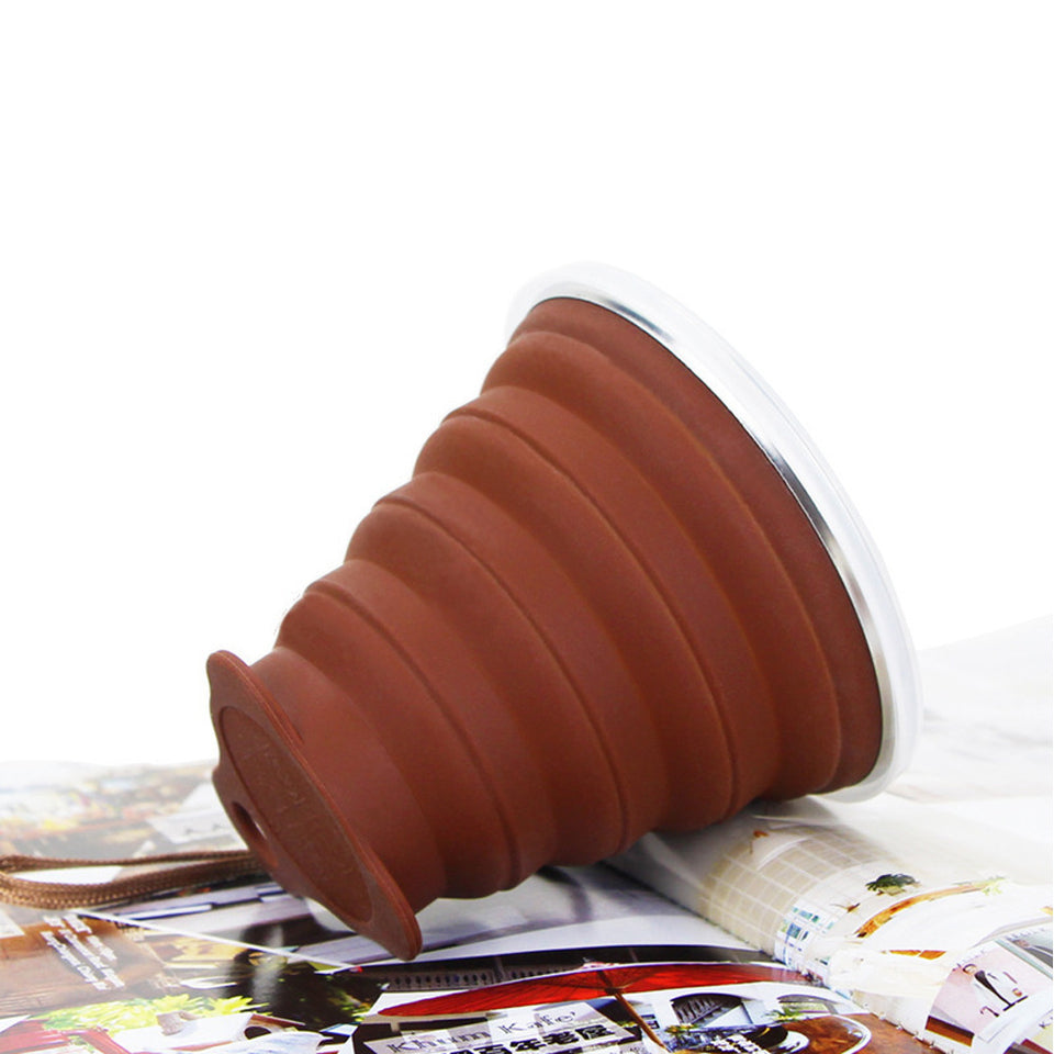Silicone coffee cup