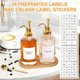 2pcs, Syrup Dispenser Bottle, Coffee Syrup Bottle, Bar Syrup Dispenser Jar, Coffee Pump Dispenser, Oil Dispenser, Glass Syrup Bottle With Pump, Dispenser For Coffee Bar, Glass Syrup Bottle 16.9oz/500ml. Gift For Friends Kitch