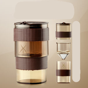 Hand-made coffee filter cup