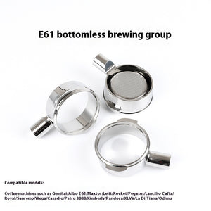 Coffee Bottomless Handle Accessories 304 Stainless Steel Monolever Head