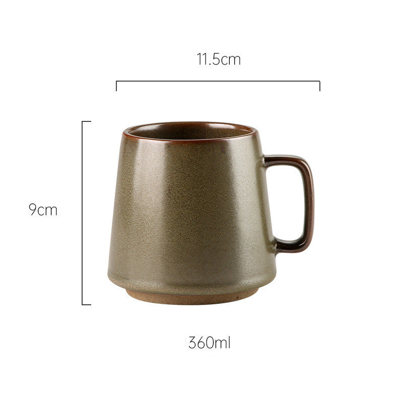 Creative Retro Ceramic Cup Office Tea Home Large-capacity Coffee
