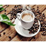 Frameless digital oil painting coffee design