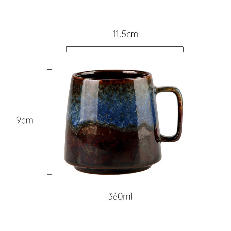 Creative Retro Ceramic Cup Office Tea Home Large-capacity Coffee