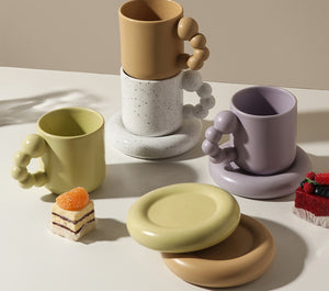 Ceramic Mug Fat Cup Set Gift Home Office Leisure Coffee Cup