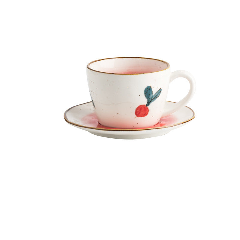 Lemon ceramic coffee cup