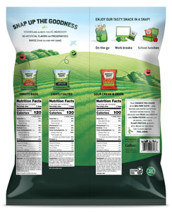 Variety Bag Baked Gluten Free Snacks, Veggie Crisps, 3 Flavors, 6 Bags, 5.3 Oz