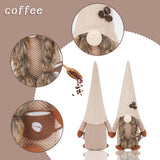Coffee Festival Faceless Doll Coffee Cup With Ball Plush Decorations